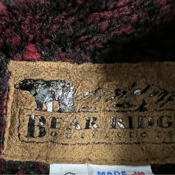 Tribal Pattern Fleece Jacket - Red and Brown - Picture 3 of 3